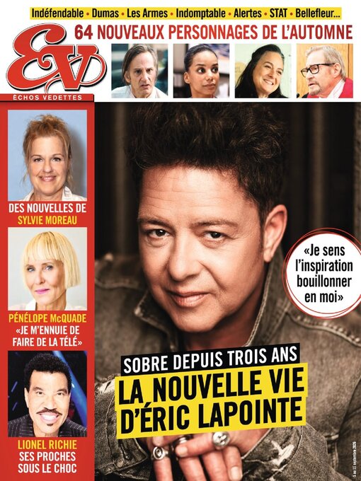Cover image for Échos Vedettes